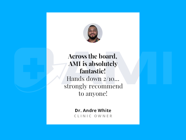 AMI curated client review spotlight, featured graphic 3